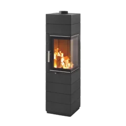 Kaminofen LEDA CORNA ES Tec -Ecopots Verkäufe kaminofen leda corna es hoch schwarz 3 36020