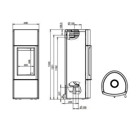 Kaminofen LEDA DELTA Plus 2 Kaminofen LEDA DELTA Plus – Bild 2