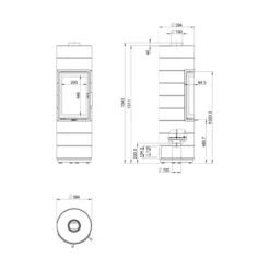 Kaminofen LEDA PEPPA Tec 8 Kaminofen LEDA PEPPA Tec -Ecopots Verkäufe kaminofen leda peppa tec abmessungen 3 37728