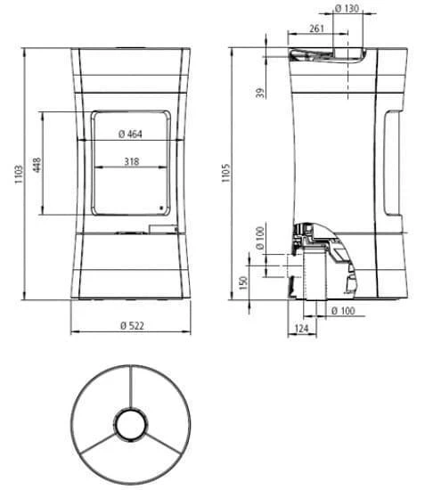 Kaminofen LEDA VISPA 2 Kaminofen LEDA VISPA – Bild 2