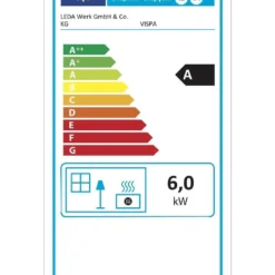 Kaminofen LEDA VISPA 9 Kaminofen LEDA VISPA -Ecopots Verkäufe kaminofen leda vispa energielabeljpg 3 7007