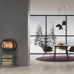 Kaminofen Nordpeis Me Glas -Ecopots Verkäufe kaminofen nordpeis me glas seitenglas milieu 5 46643