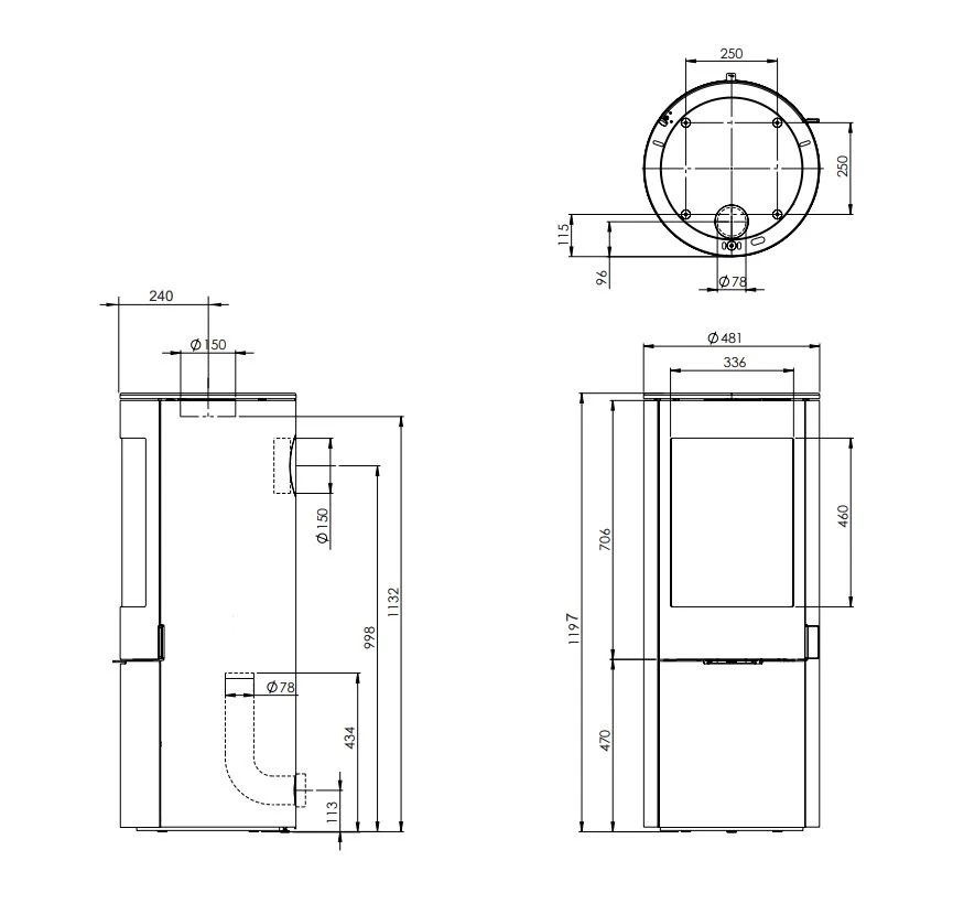 Kaminofen Nordpeis Origo Basic 2 Kaminofen Nordpeis Origo Basic – Bild 2