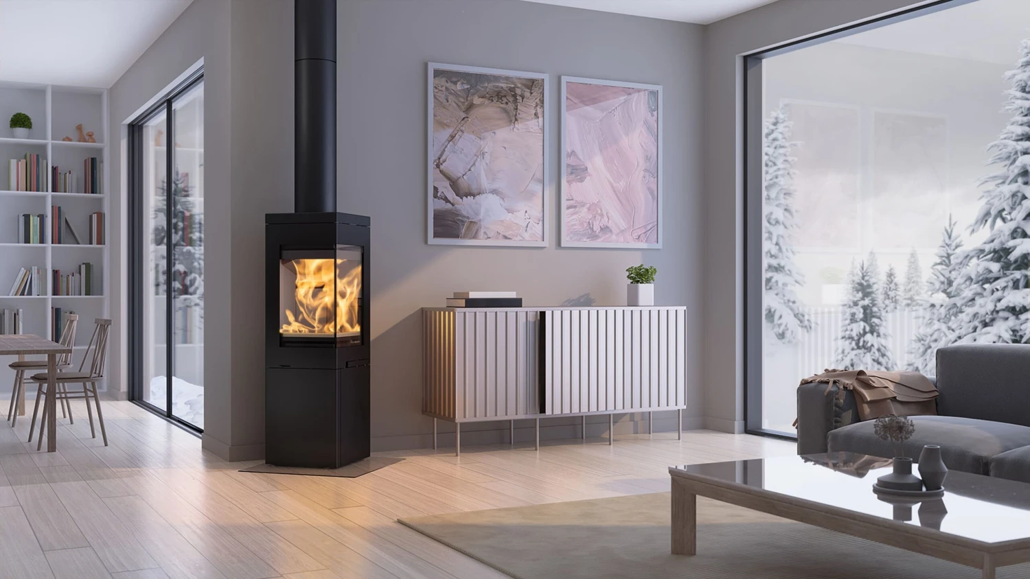 Kaminofen Nordpeis Quadro 2 Basic 7 Kaminofen Nordpeis Quadro 2 Basic – Bild 7