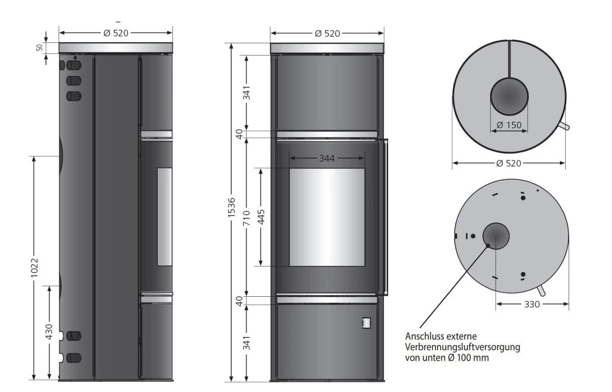 Kaminofen ORANIER Arena W+ 2.0 2 Kaminofen ORANIER Arena W+ 2.0 – Bild 2