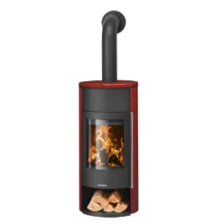 Kaminofen ORANIER Polar Neo Aqua | Wasserführend -Ecopots Verkäufe kaminofen oranier polar neo aqua schwarz keramik paprikarot 3 105626