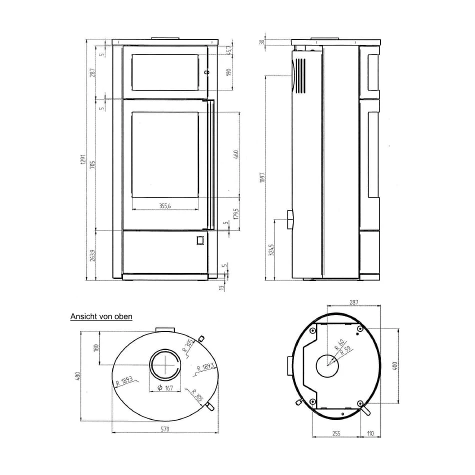 Kaminofen ORANIER Polar Neo Bakery | Mit Backfach 2 Kaminofen ORANIER Polar Neo Bakery | Mit Backfach – Bild 2