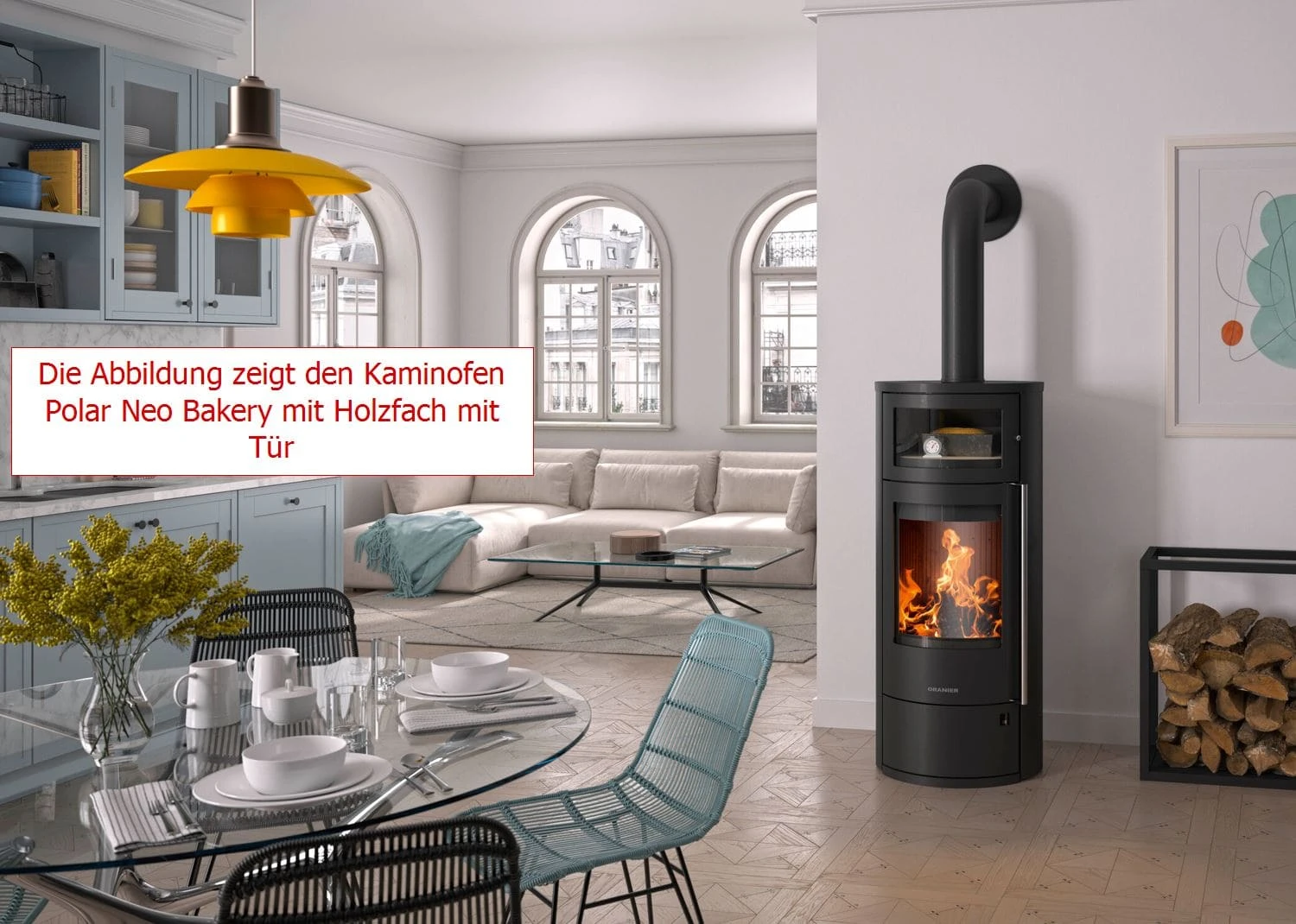 Kaminofen ORANIER Polar Neo Bakery | Mit Backfach 5 Kaminofen ORANIER Polar Neo Bakery | Mit Backfach – Bild 5