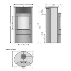 Kaminofen ORANIER Pori 7 -Ecopots Verkäufe kaminofen oranier pori 7 abmessungen 6 102989