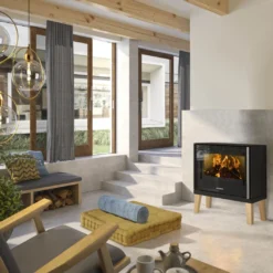 Kaminofen ORANIER Ziva -Ecopots Verkäufe kaminofen oranier ziva mit holzfuessen milieu 6 109593