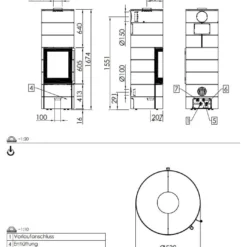 Kaminofen Spartherm Ambiente A4 H2O Wasserführend -Ecopots Verkäufe kaminofen spartherm ambiente a4 h2o abmessungen 5 50067