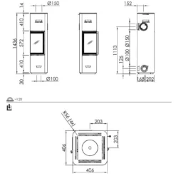 Kaminofen Spartherm Cubo L -Ecopots Verkäufe kaminofen spartherm cubo l abmessungen 5 53087