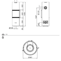 Kaminofen Spartherm Passo L Black Edition 7 Kaminofen Spartherm Passo L Black Edition -Ecopots Verkäufe kaminofen spartherm passo l abmessungen 3 91253