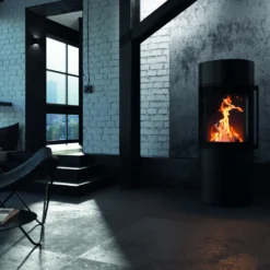 Kaminofen Spartherm Passo XS Black Edition -Ecopots Verkäufe kaminofen spartherm passo xs black edition milieu 5 90092