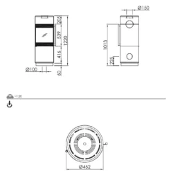 Kaminofen Spartherm Passo XS Style -Ecopots Verkäufe kaminofen spartherm passo xs style abmessungen 5 61375