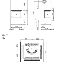 Kaminofen Spartherm SEE Ares -Ecopots Verkäufe kaminofen spartherm see ares abmessungen 4 82382