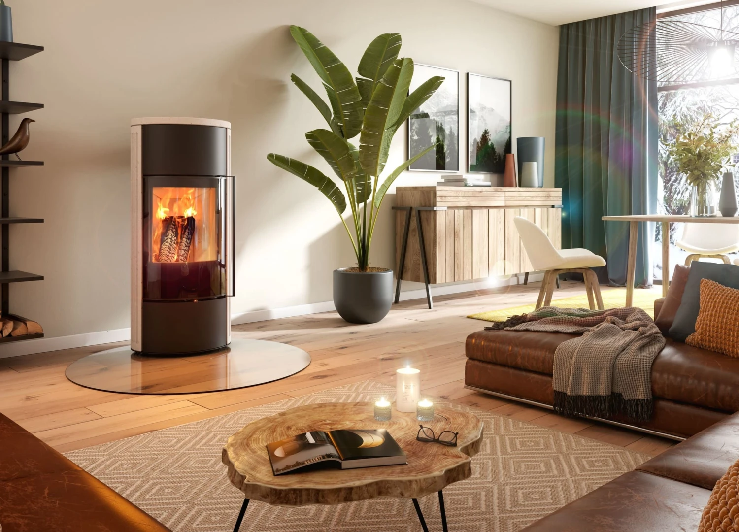 Kaminofen Spartherm Senso L Klassik | Kalkstein Porto Blanco 5 Kaminofen Spartherm Senso L Klassik | Kalkstein Porto Blanco – Bild 5