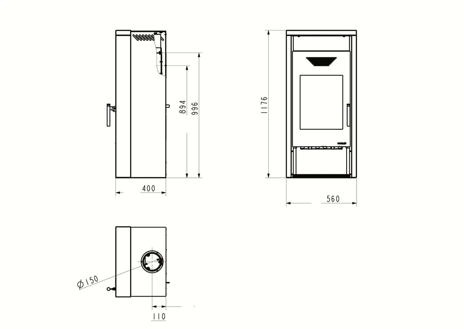 Kaminofen WAMSLER Yara 3 Kaminofen WAMSLER Yara – Bild 3