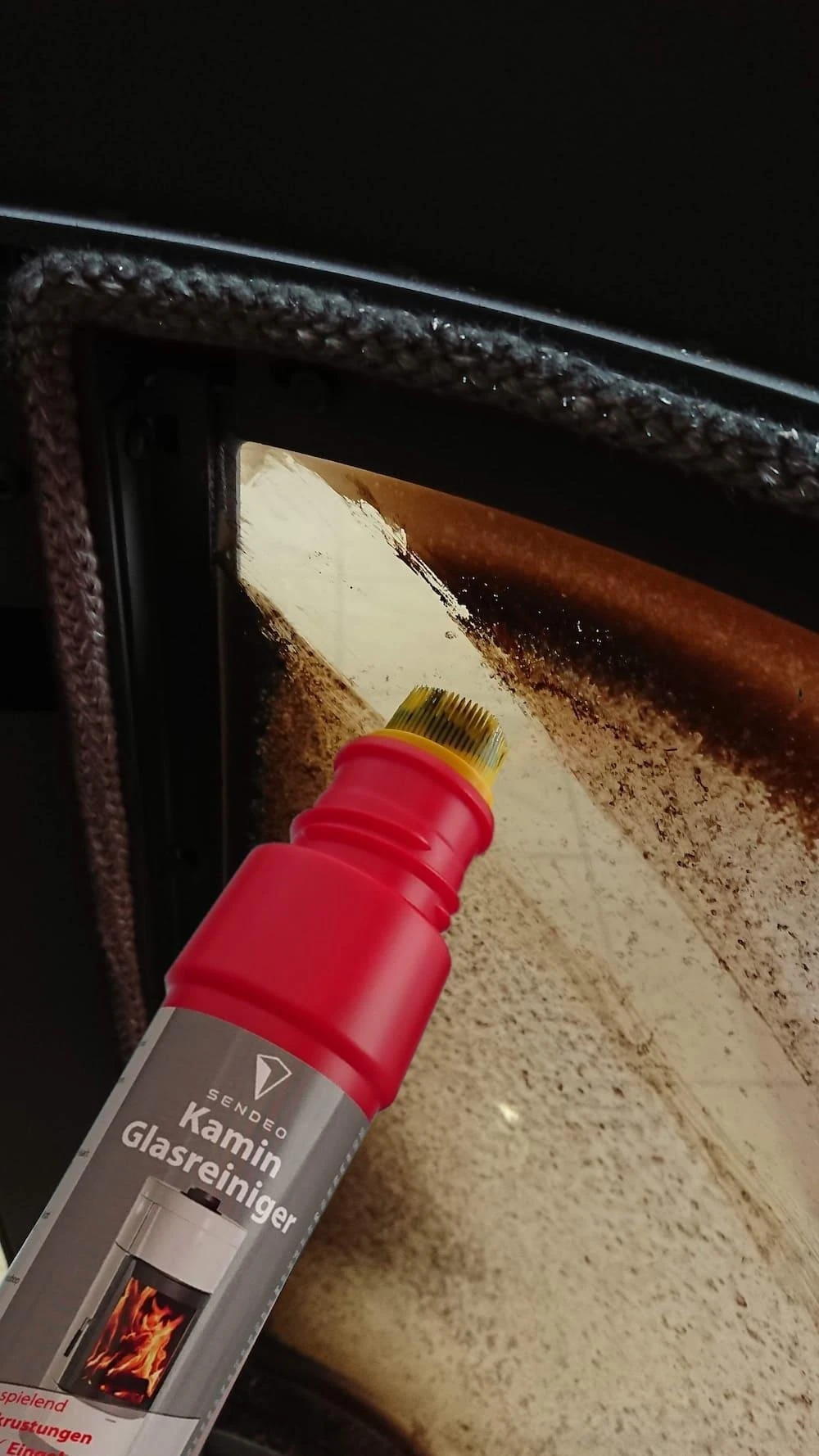 Kaminscheibenreiniger SENDEO Gel | 200 Ml 3 Kaminscheibenreiniger SENDEO Gel | 200 Ml – Bild 3