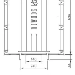Nachheizkasten Schmid NHK G 73 | Guss | Mit Schamotteauskleidung -Ecopots Verkäufe nachheizkasten schamotte abmessungen 4 9699