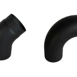 Ofenrohr Ø 130 Mm | Schwarz | Rohrbogen