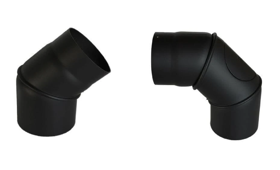 Ofenrohr Ø 120 Mm | Schwarz | Rohrbogen | Verstellbar 1 Ofenrohr Ø 120 Mm | Schwarz | Rohrbogen | Verstellbar