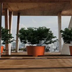 Pflanzkübel ADEZZ CONIC Mit Füßen | Rund | Aus Cortenstahl 11 Pflanzkübel ADEZZ CONIC Mit Füßen | Rund | Aus Cortenstahl -Ecopots Verkäufe pflanzkuebel adezz cado mit fuessen milieu 6 68953