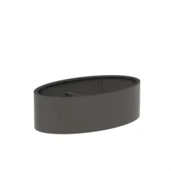 Pflanzkübel ADEZZ Ellipse Oval | Aus Aluminium -Ecopots Verkäufe pflanzkuebel adezz ellipse aluminium schwarzgrau 200x120x60 3 72229