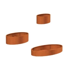 Pflanzkübel ADEZZ Ellipse Rund | Aus Cortenstahl