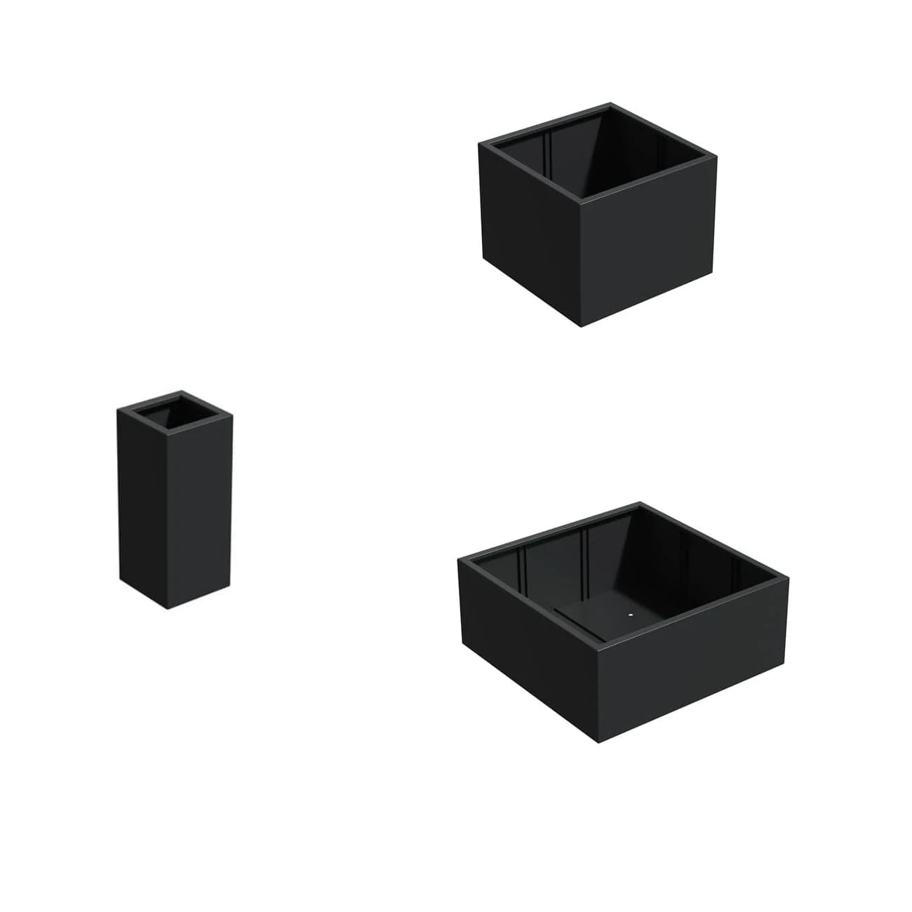 Pflanzkübel ADEZZ CARREZ Quadratisch | Aus Aluminium 1 Pflanzkübel ADEZZ CARREZ Quadratisch | Aus Aluminium