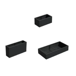 Pflanzkübel ADEZZ CARREZ Rechteckig | Aus Aluminium