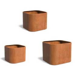 Pflanzkübel ADEZZ TONIC Quadratisch | Aus Cortenstahl