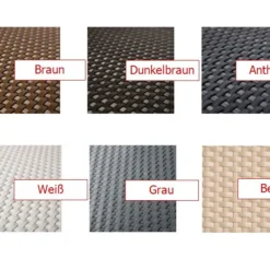 Pflanzkübel Rattan-Art Terrace | Eckig | Aus Polyrattan | Mit Bewässerungssystem -Ecopots Verkäufe rattan art farben braun dunkelbraun anthrazit weiss grau beige gruppejpg 3 137761