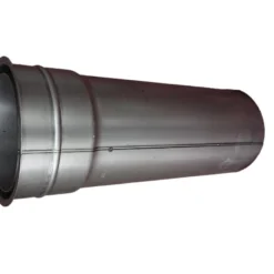 Wandfutter Doppelwandig | Blank | Länge 40 Cm