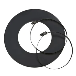 Wandrosette CB-tec Schwarz Ø 80 Mm | Schwarz