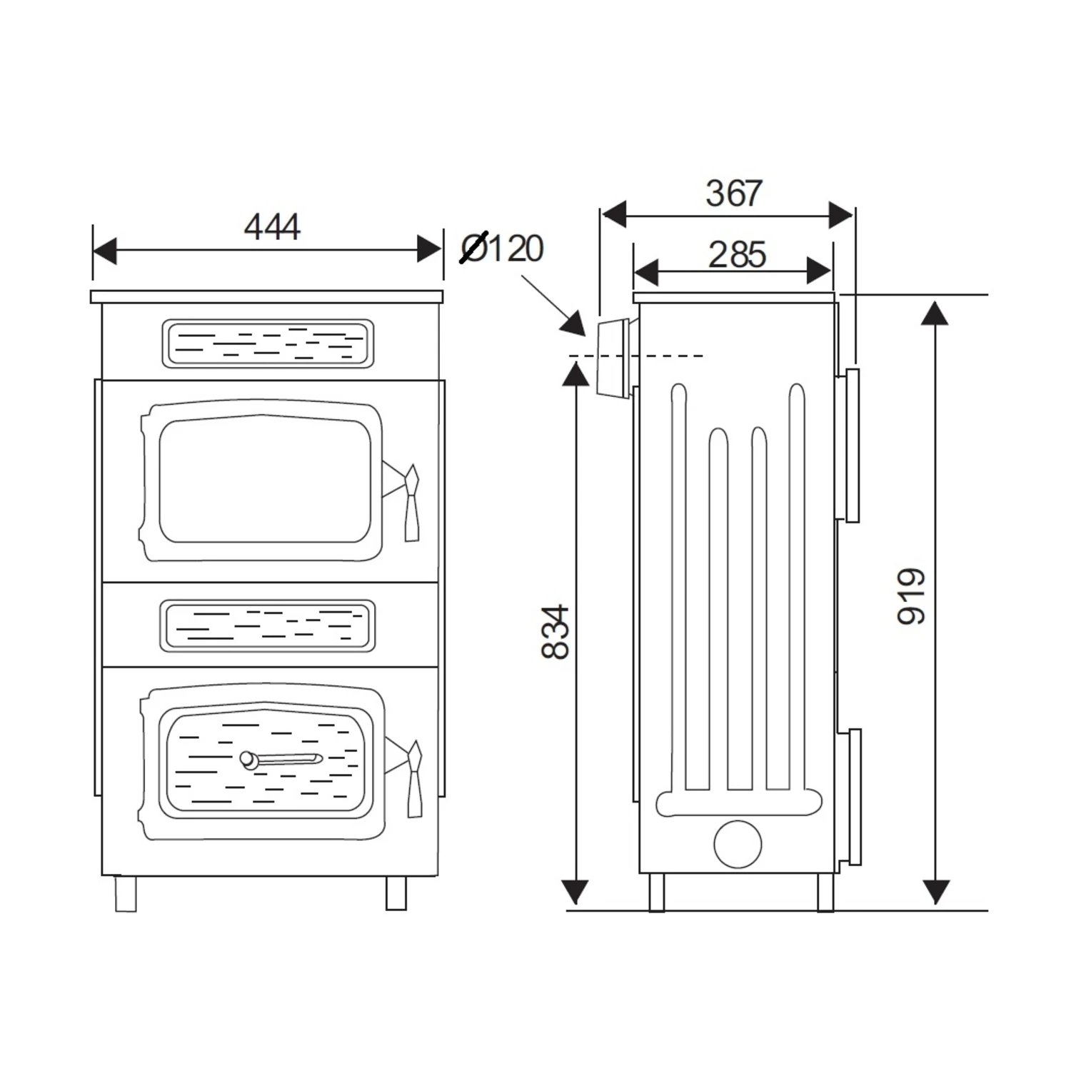 Kaminofen WAMSLER WO 109-8 2 Kaminofen WAMSLER WO 109-8 – Bild 2